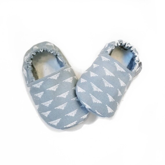 gray baby booties