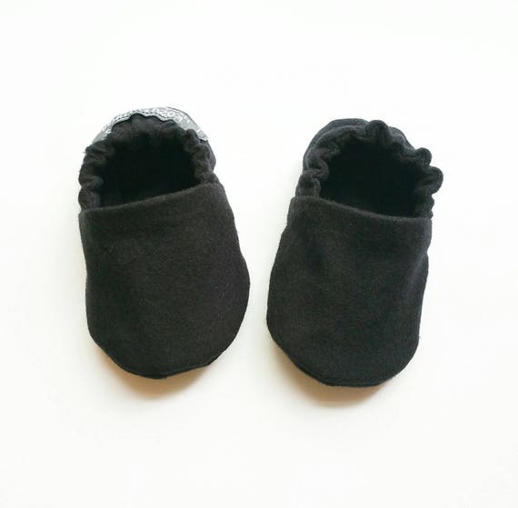 Black Baby Booties Baby Gifts Black Baby Crib Shoes Black