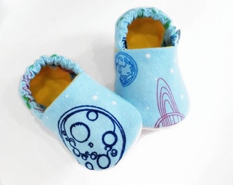 Baby Booties, Baby Gifts, Baby Slippers, Baby Crib Shoes, Baby Moccs, Baby Shoes, Baby Accessories, Baby Boy Booties, Space Baby Slippers