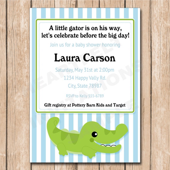 crocodile baby registry