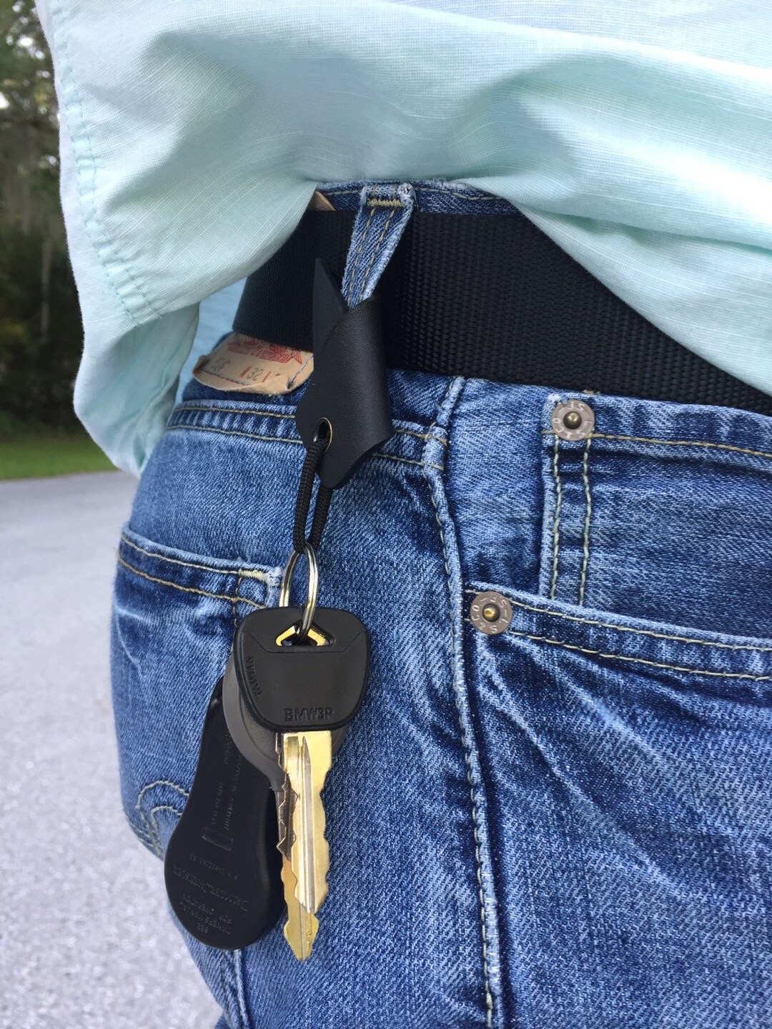 Keyholder Sideslip Minimalist Key Ring Kydex Paracord Steel Tactical