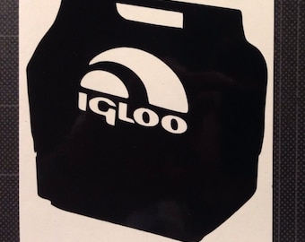 igloo cooler playmate Vinyl Decal Sticker YETI goof