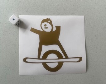 Onewheel Rider decal sticker