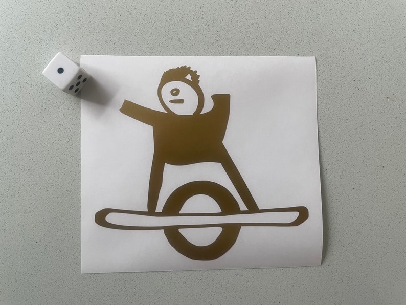 Onewheel Rider decal sticker image 1