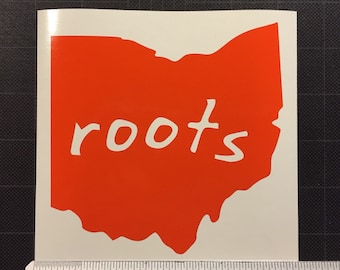 Ohio Roots Decal Sticker OH home