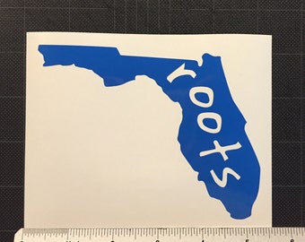 Florida Roots Decal Sticker FL home