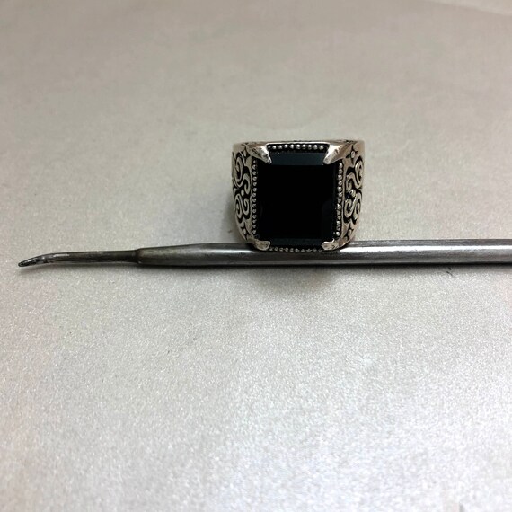 Unique Sterling Silver Onyx Ring Men S Silver Rings Etsy Unique Sterling Silver Onyx Ring Men S Silver Rings Etsy