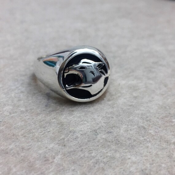 wolf signet ring