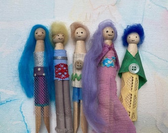 Peg dolls, Peg doll kit, Peg dolls, Peg doll basteln, Peg dolls, Peg dolls basteln, Peg dolls, Peg dolls, Peg dolls, Peg doll basteln