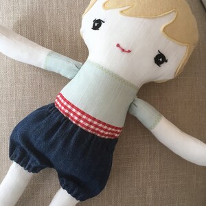 Handmade Rag Doll Boy, Cloth Doll, Boy Doll, Gifts for Boys, Dolls for ...