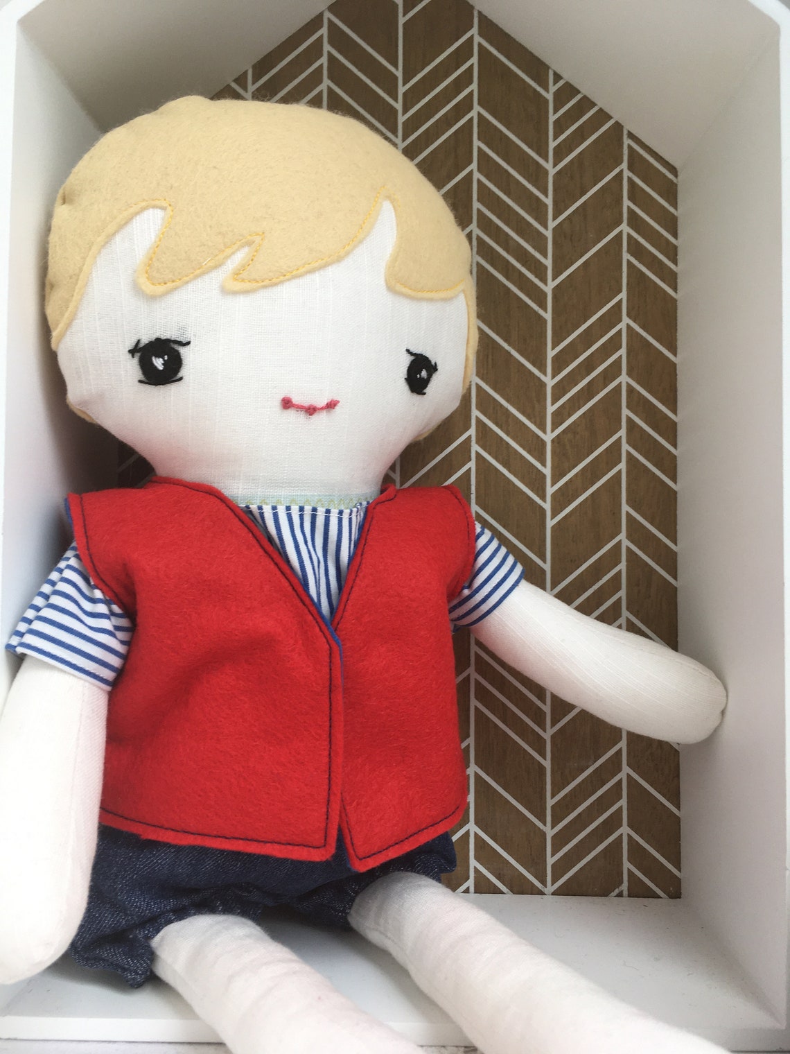 Handmade Rag Doll Boy Cloth Doll Boy Doll Gifts for Boys | Etsy