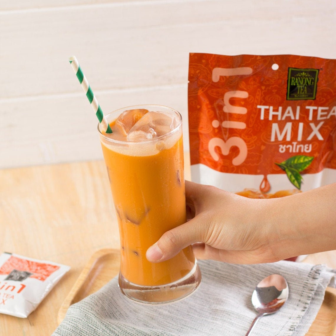 Thai tea ready made Thai tea mix 3in1 1 bag contains 10 Etsy