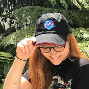 NASA Embroidered Adjustable Unisex Dad Hat
