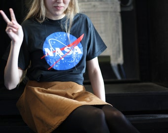 Nasa Meatball Black Tshirt by Space Shirts