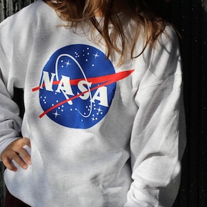 Moletom cinza com almôndegas da NASA da Space Shirts