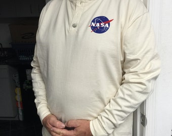 NASA Meatball Henley