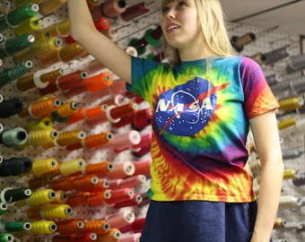 Nasa Meatball Tye Dye T-Shirt by Space Shirts