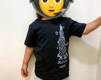 Blast Off! Navy kids Tshirt