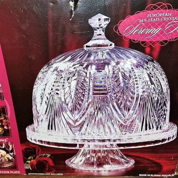 Crystal Cake Stand - Etsy