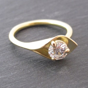 Calla Lily Diamond Engagement Ring image 2