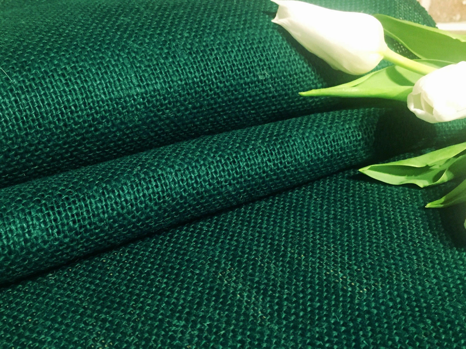 Hessian cloth green clearance
