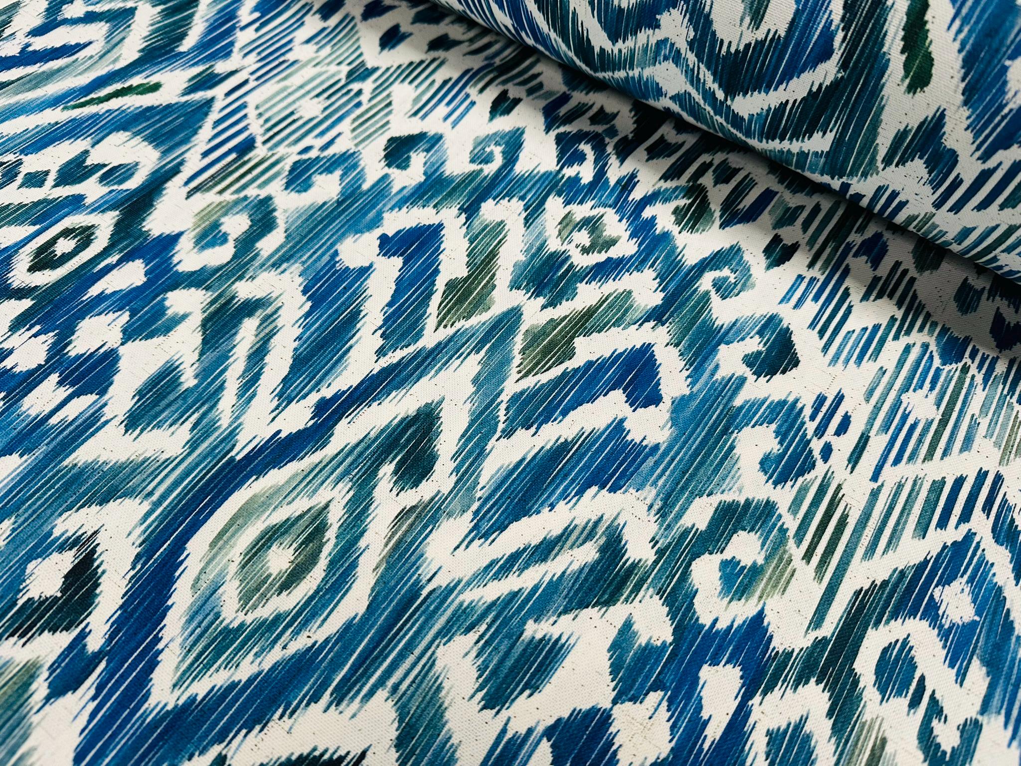 Rideaux indiens en coton imprimés et tissés à la main | Jamini