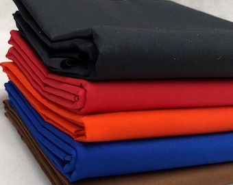CLEARANCE SALE Plain 60SQ Cotton Fabric Material for Home Decor Curtains  Dressmaking Scrubs - 150cm Wide