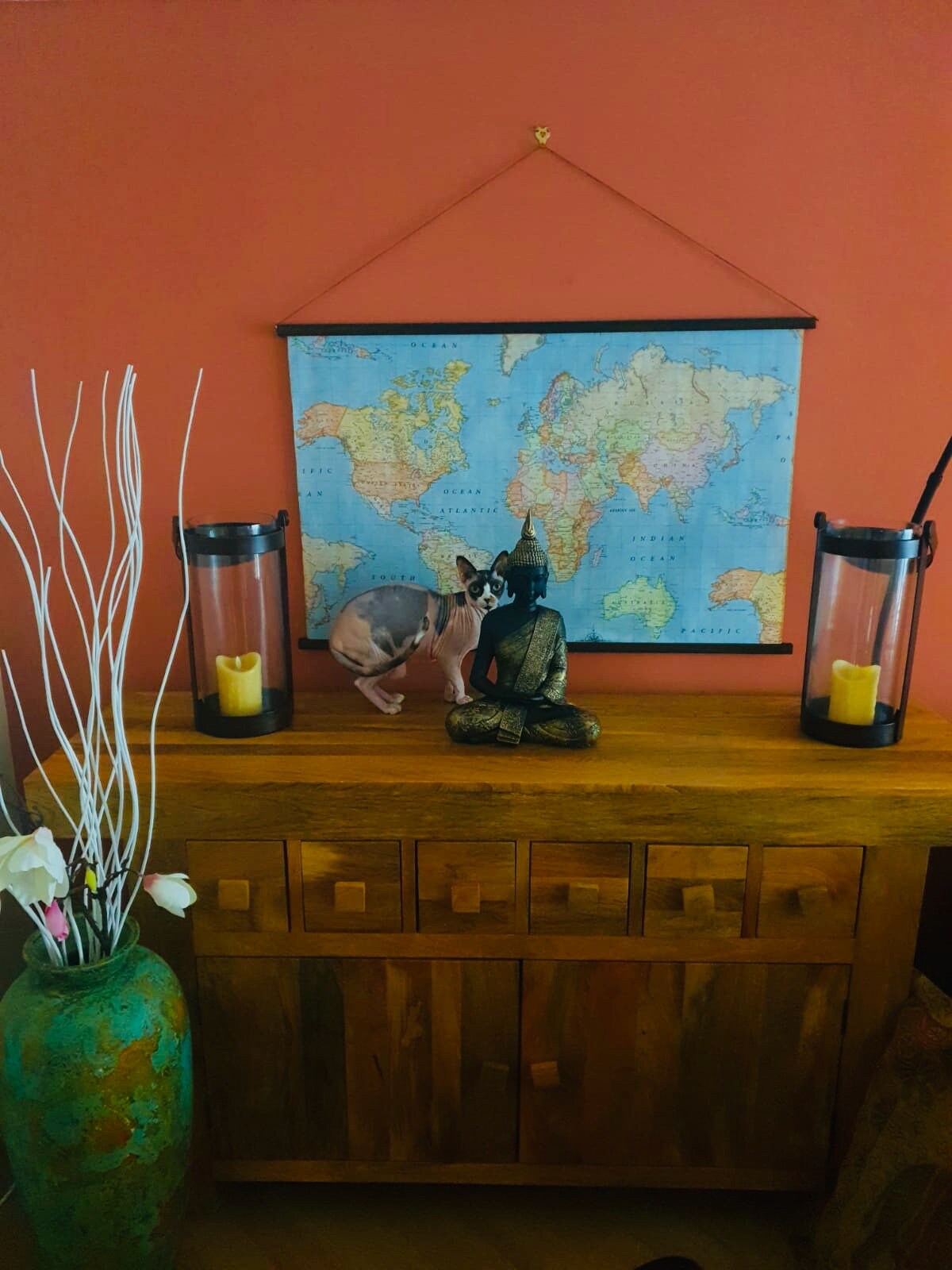 World Map Fabric Poster Map of the World Textile Tapestry Etsy India