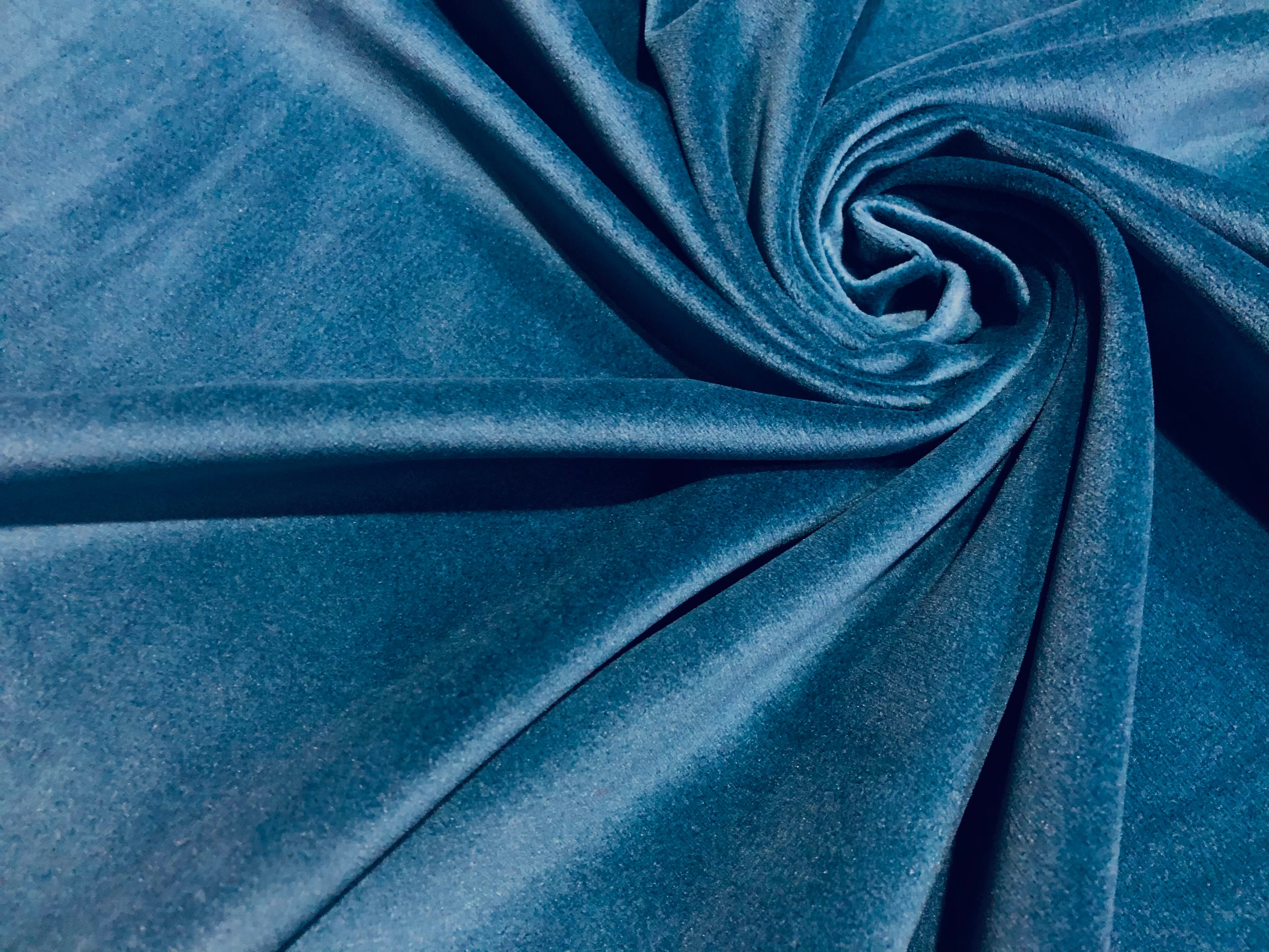 Stretch Crushed Velvet Fabric Upholstery Velour Cloth For Sofa and  Curtain,Red,Black,Grey,Teal,Green,Blue,Pink