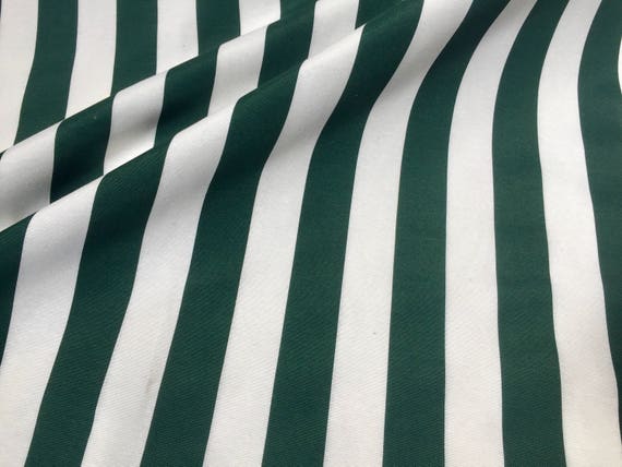 Tela a rayas verde oscuro y blanco Sofía Rayas anchas de 4 cm para  cortinas, confección de vestidos, material de tapicería 280 cm extra ancho  -  México