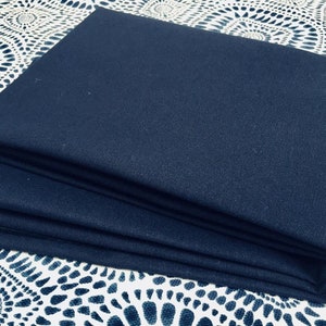 MARINE BLAUW Waterdichte Outdoor Ottomaanse stof Zachte Teflon Materiaal effen kleuren voor kussen Gazebo Beach - 55"/140cm breed canvas