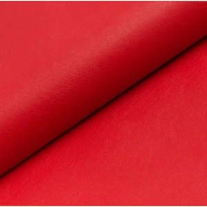 Faux Leather Upholstery Fabric. Flame Retardant Material to Cover Chairs  140cm Wide Medium Grain Vinyl Leatherette Plain Colored 