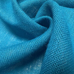 Indigo Blau  Gefärbtes hessisches 100% JUTE-Stoff-Sackmaterial 10 Unzen feine natürliche Sackleinen für Hochzeitstischläufer