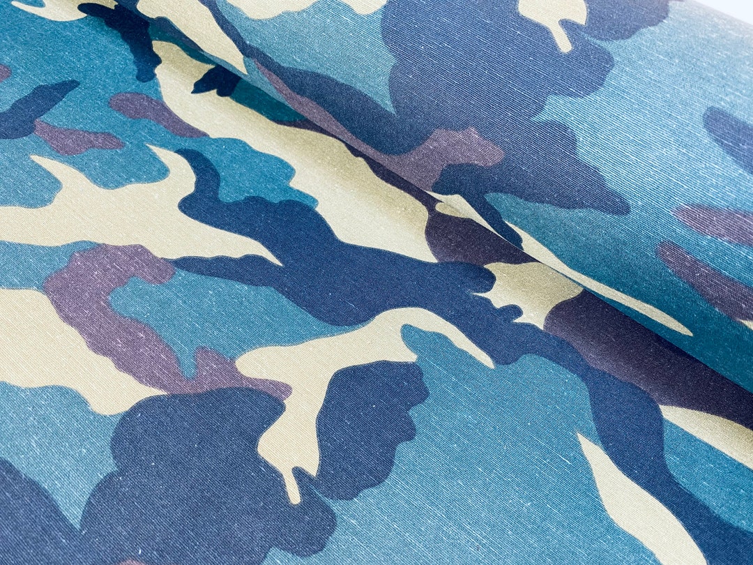 Green Army Camo Camouflage Fabric Curtain Upholstery Uniform - Etsy UK