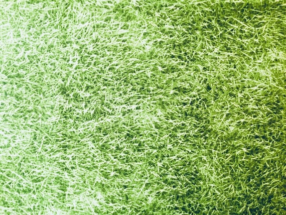 Green Grass Fabric Material Football Field Print For Etsy