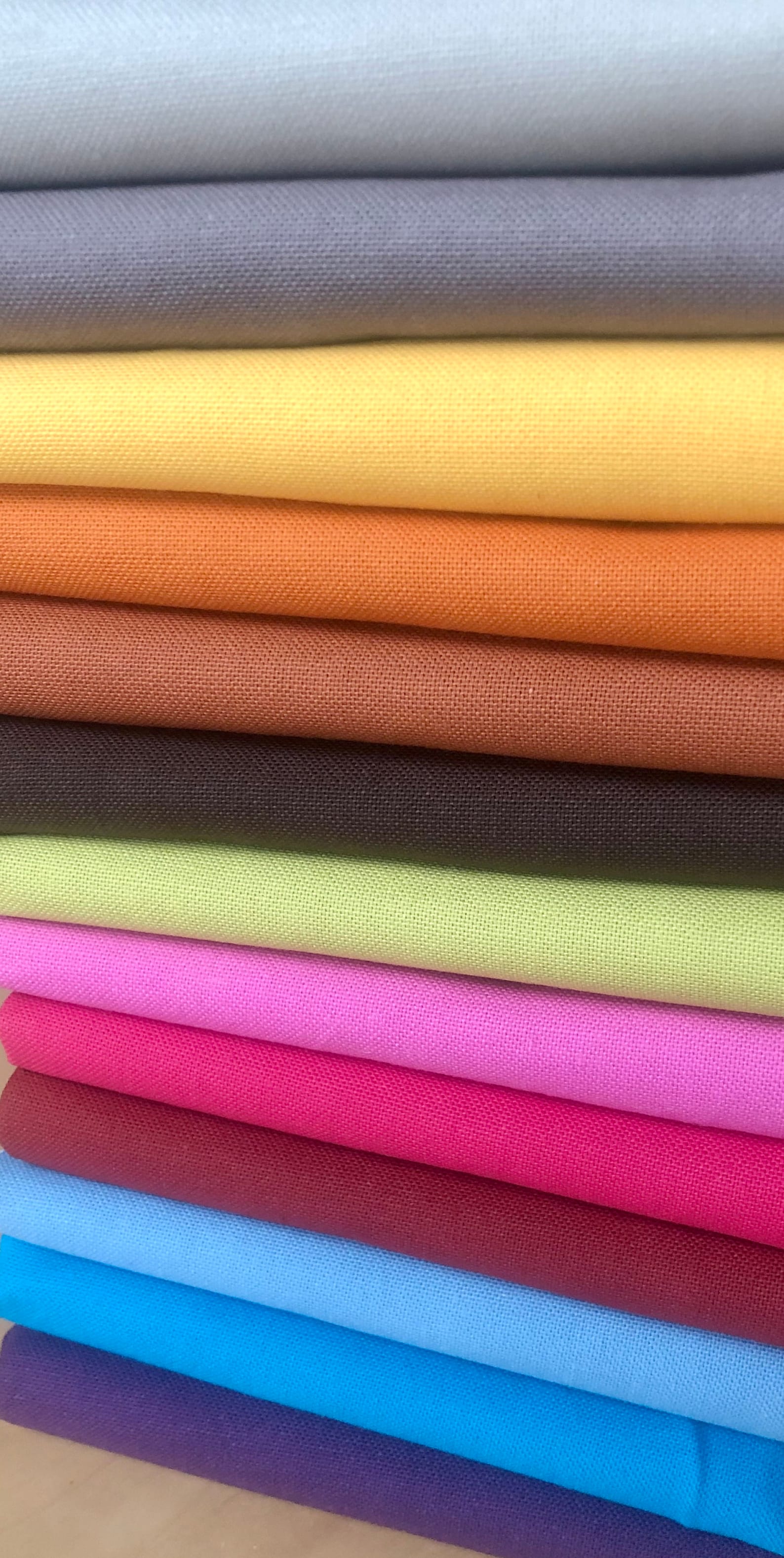 BLUE Plain Medium Weight Cotton Fabric for Dressmaking | Etsy UK