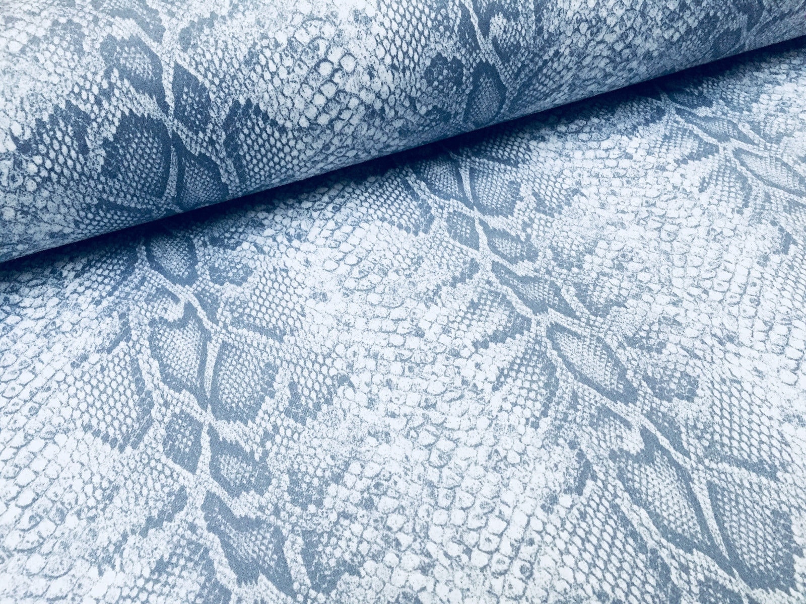 animal print denim fabric