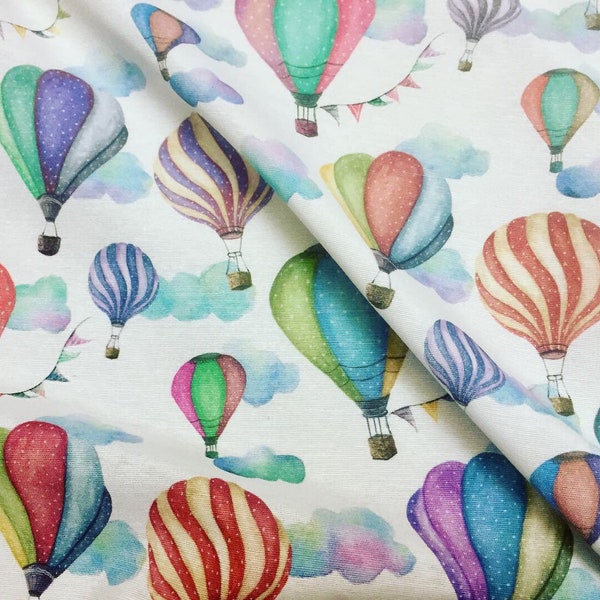 Hot Air Balloon Fabric Etsy UK