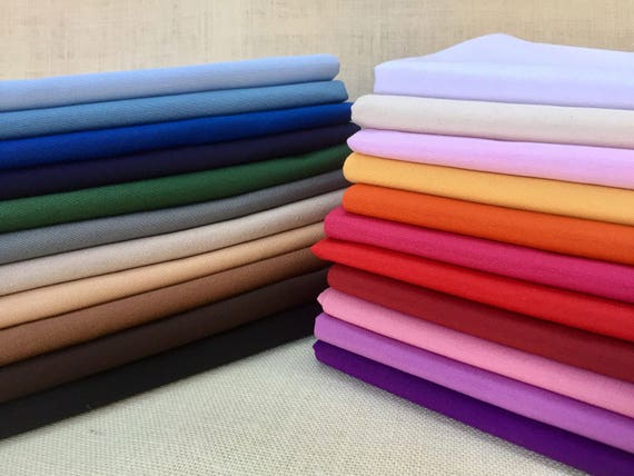 Plain Ottoman Fabric For Curtains Upholstery Cotton Canvas Etsy
