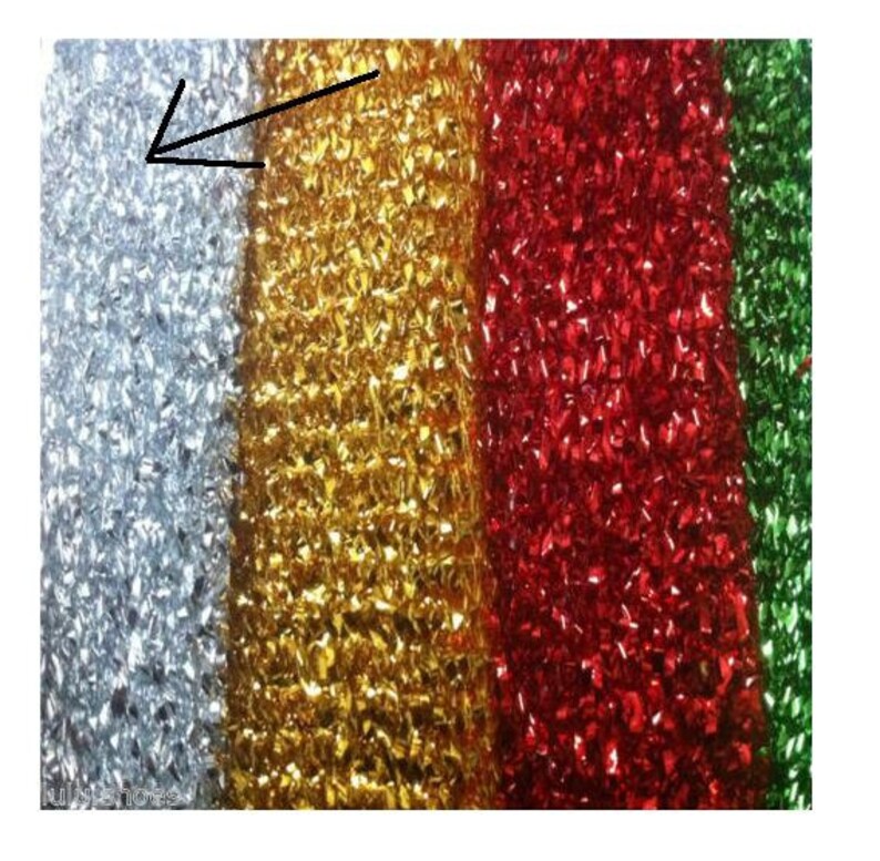 Sparkle Mettalic Tinsel 2 Way Stretch Fabric Material /140cm Etsy UK