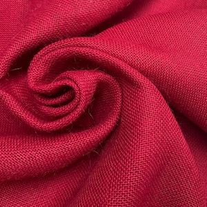 BORDEAUX Tinto Rosso Tessuto IUTA 100% IUTA Materiale per sacchi 10 once Tela Fine Naturale per Tende da Matrimonio 160 cm di Larghezza