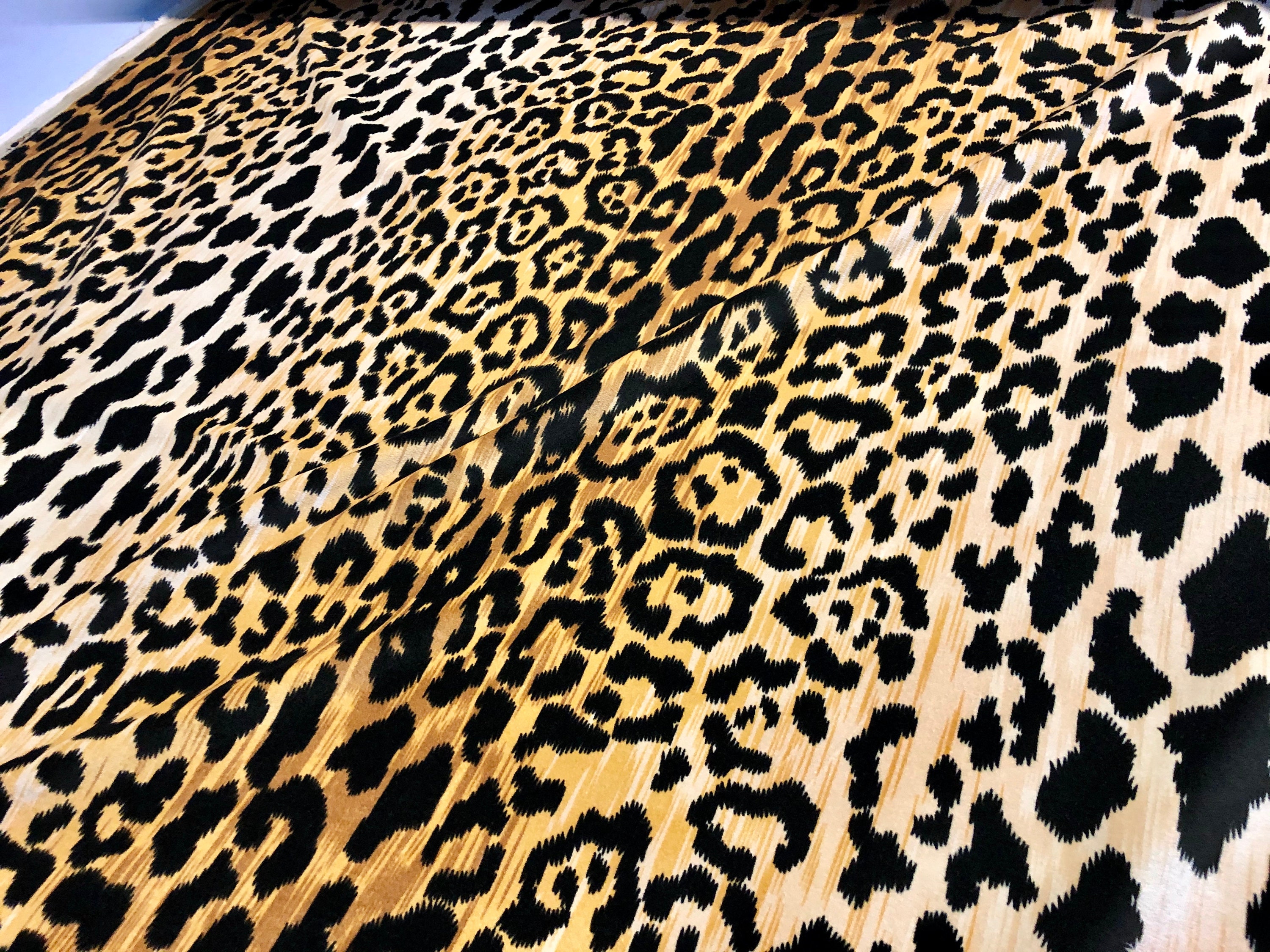 Leopard print fabric deals