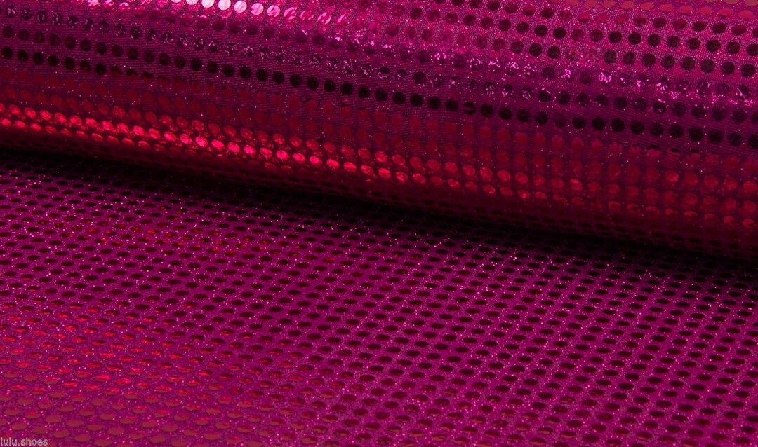 6mm Sparkling Sequin Fabric Material Glitter Sparkle - 6mm Sequins ...