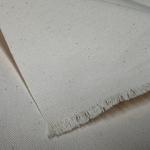 Calico Fabric 100% Cotton Natural Unbleached Craft Material 270gr Painting Canvas - 160cm or 63" Wide