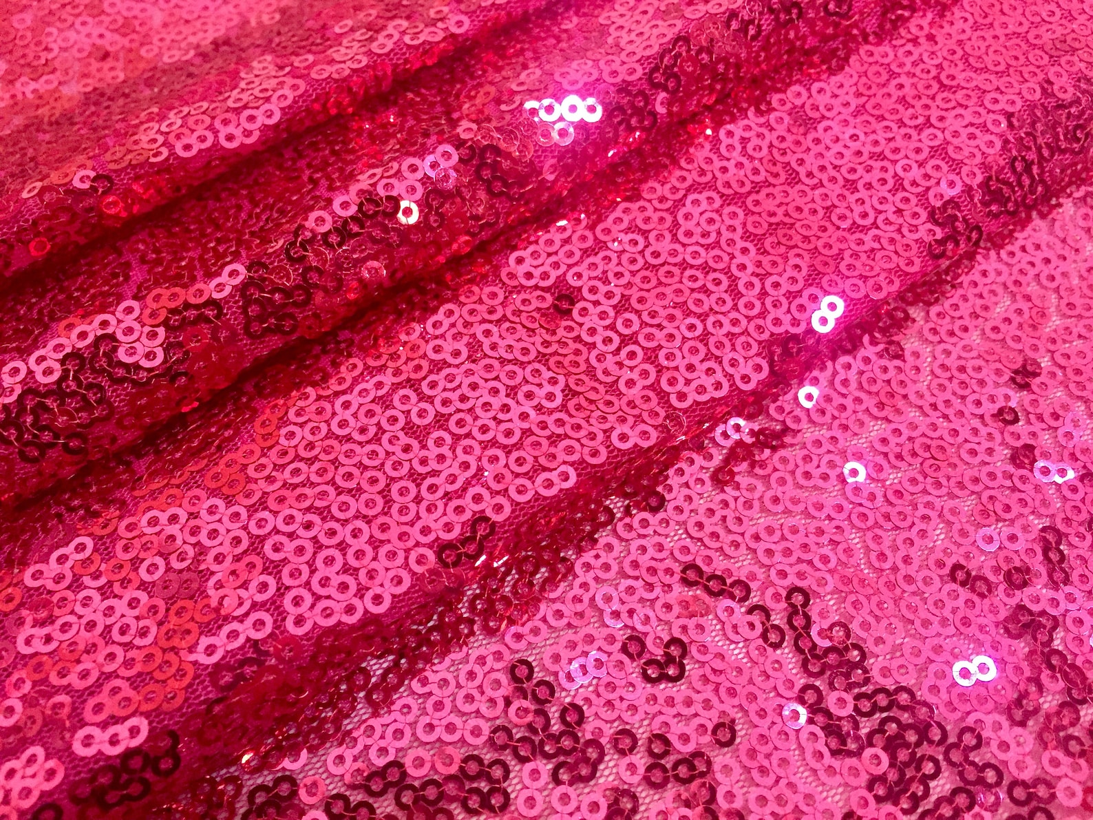 3mm Mini Sequins Fabric Material - 1 Way Stretch - 130cm or 51