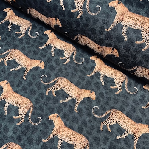 Leopard Parade DRALON Outdoor Fabric Digital Print Acrylic - Etsy UK