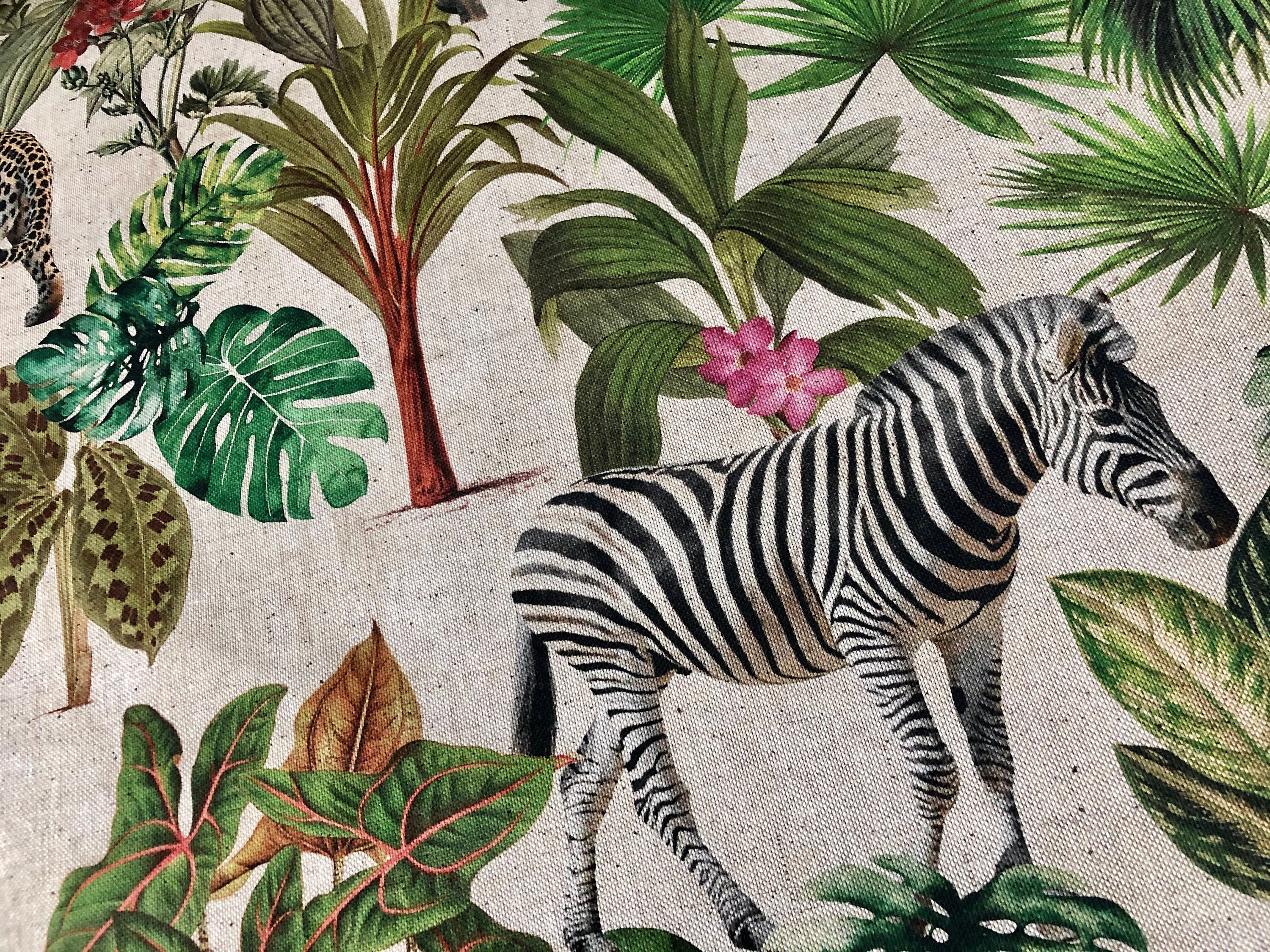 Safari Zoo African Animal Digital Print Fabric Tropical Jungle - Etsy UK Safari Zoo African Animal Digital Print Fabric Tropical Jungle - Etsy UK