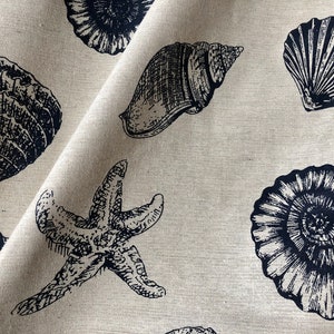 Cotton fabric with small siren in nature