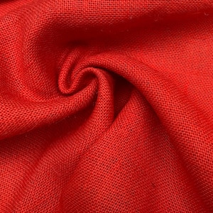 CORAL Red Dyed HESSIAN 100% JUTE Stoff Sackmaterial 10oz Feines natürliches Sackleinen für Hochzeit Tischläufer, Vorhänge 160cm breit
