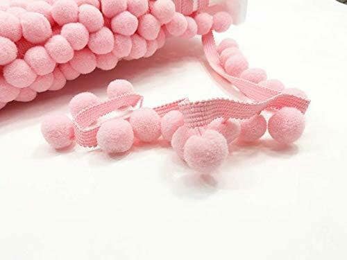 2 Rideaux Personnalisés Rose/noir/blanc - Pompons Franges, Pince Plis Occultants